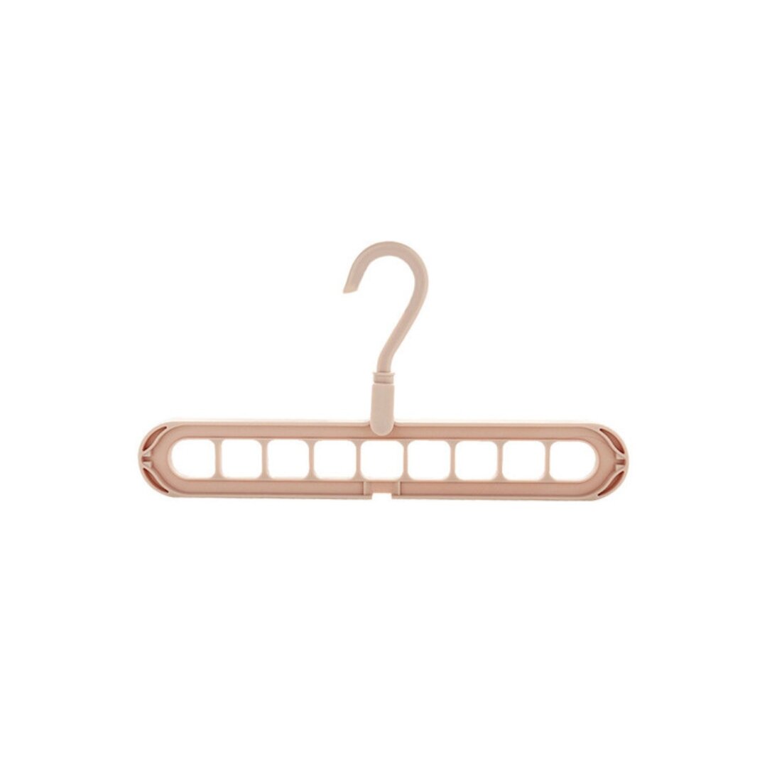 Picture of Fast Multifunctional nine -hole folding clothing hanger (3pcs) - Multicolor