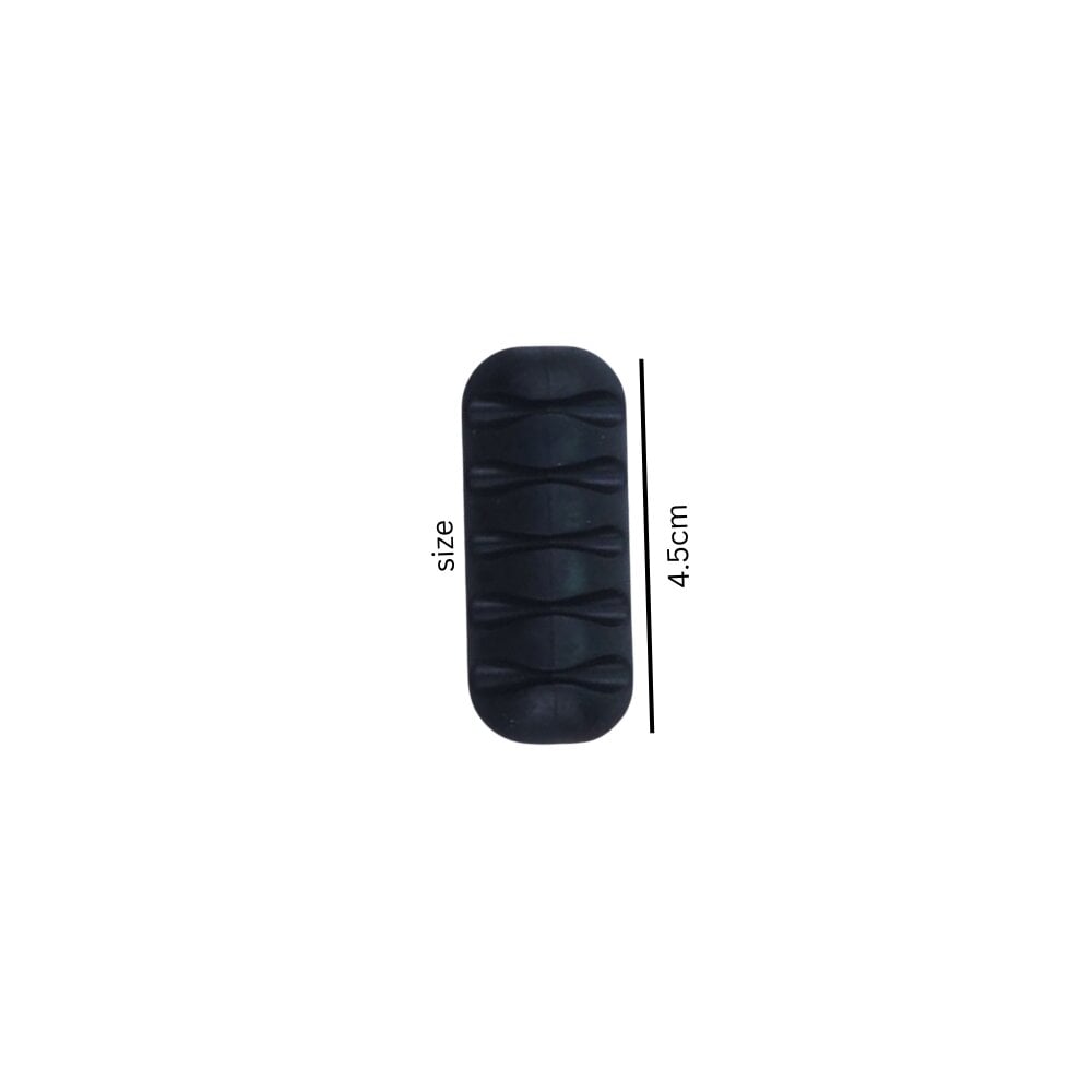Picture of fast desktop or mobaile Cable Clip Self Adhesive Cable Clamp Multiple Cable Management Tool For Home & Officee - Black
