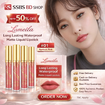 Picture of LAMEILA LONG LASTING  MATTE WATERPROOF LIQUID LIPSTICK-01 - Multicolor
