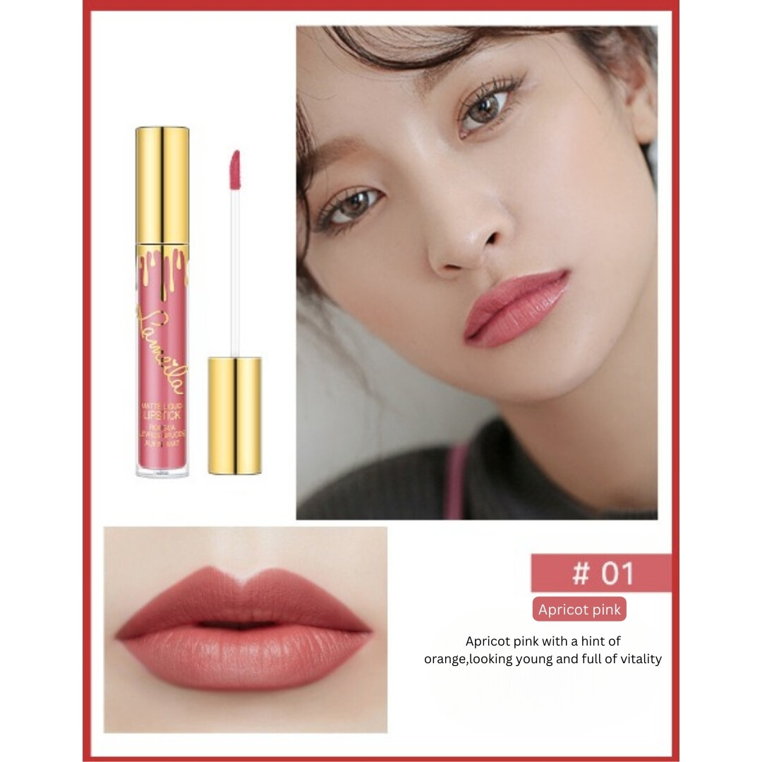 Picture of LAMEILA LONG LASTING  MATTE WATERPROOF LIQUID LIPSTICK-01 - Multicolor