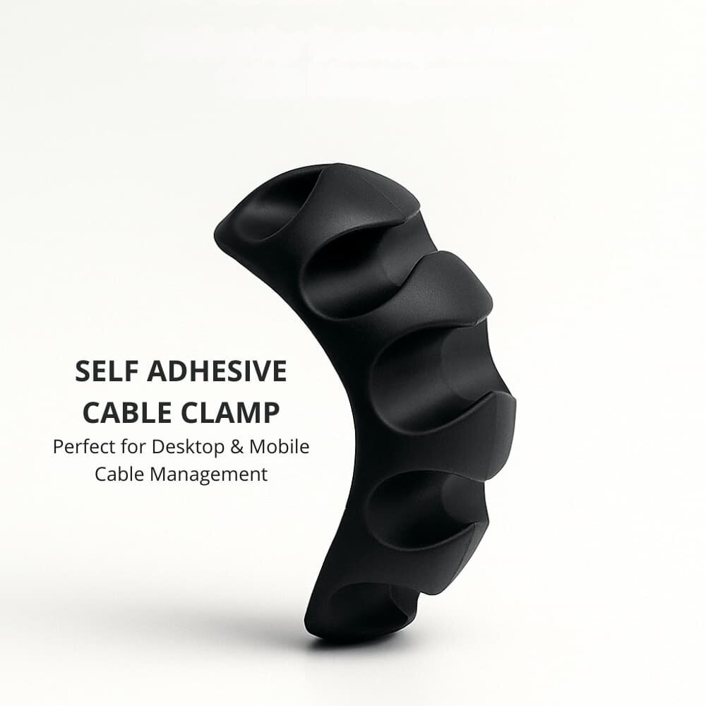 Picture of Cable Clips self Management Holder Tidy Cord Wire Line Organizer Lead Adhesive Clamp(1pcs) - Multicolor