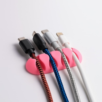 Picture of Cable Clips self Management Holder Tidy Cord Wire Line Organizer Lead Adhesive Clamp(1pcs) - Multicolor