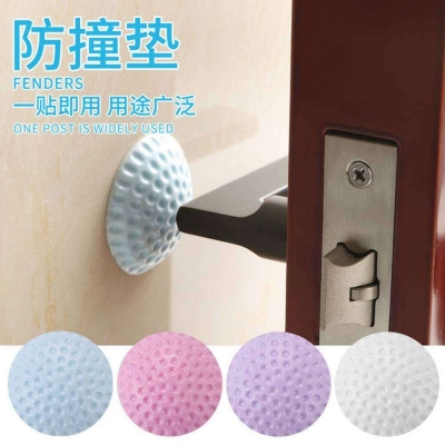 Picture of Soft silicone rubber door and wall protection guard safety adhesive pad(1pcs mix color) - 5 Meter
