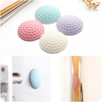 Picture of Soft silicone rubber door and wall protection guard safety adhesive pad(1pcs mix color) - 5 Meter