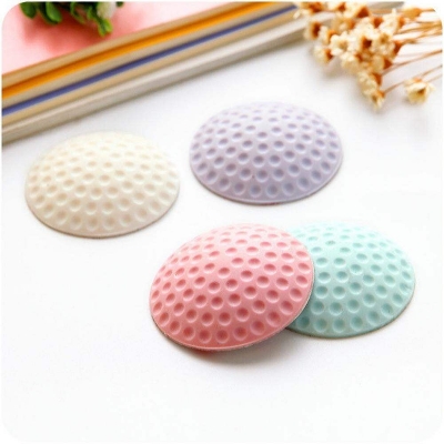 Picture of Soft silicone rubber door and wall protection guard safety adhesive pad(1pcs mix color) - 5 Meter