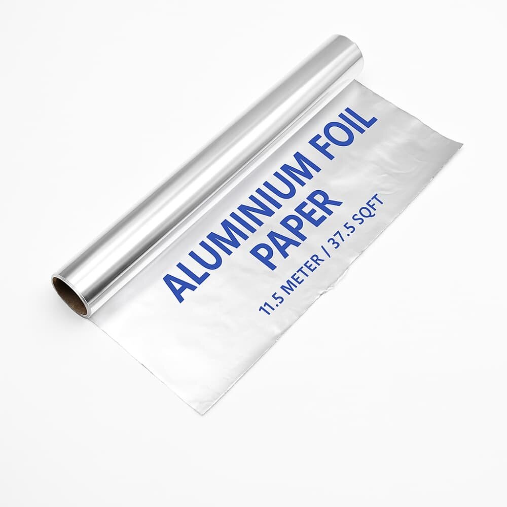 Picture of Aluminum Foil Paper 11.5 Meter/ 37.5 SQFT (1pcs) - Black