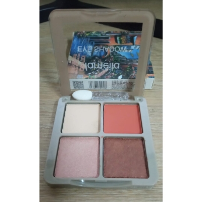 Picture of Lameila play Four color eyes eyeshadow palette-04(1pcs) - Black
