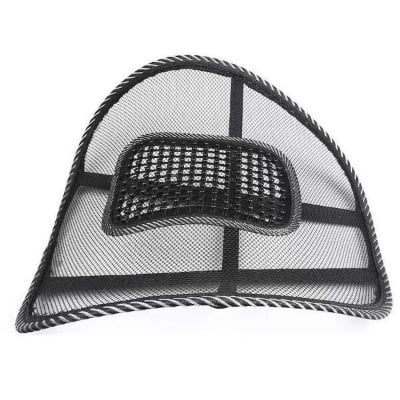 Picture of car waist support breathable waist chair back cushion small leather cushion massage leather nail waist cushion - 4pcs