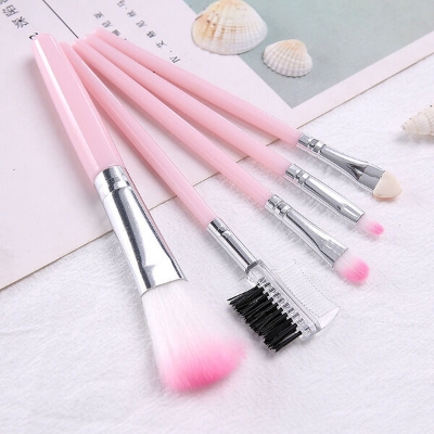 Picture of 5 piece brush set makeup brush eyeshadow brush eyebrow brush makeup tool set - 5PCS