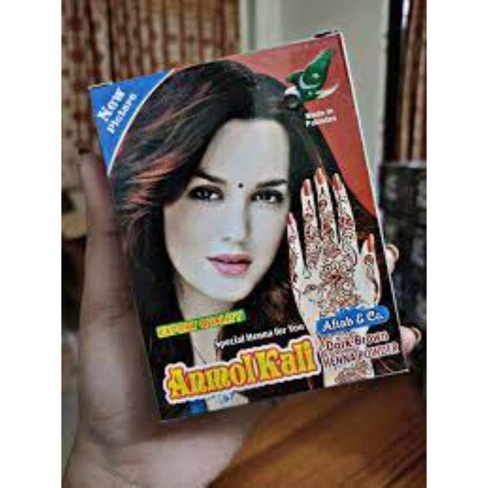 Picture of Anmol Kali Dark Brown Mehndi Powder 50gm (Original Pakistani) - 500g
