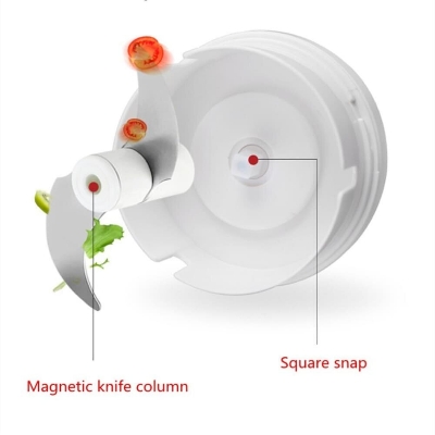 Picture of Hand Manual Blender, Vegetable Cutter & Manual Meat Grinder 2-Blade - Multicolor