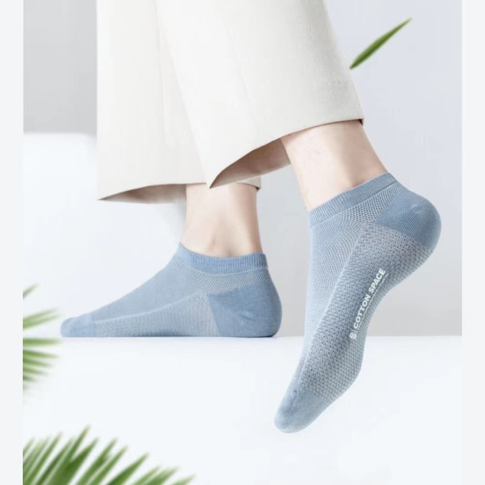 Picture of China Spring & Summer Mesh Cotton Socks Men's and Women's - Black