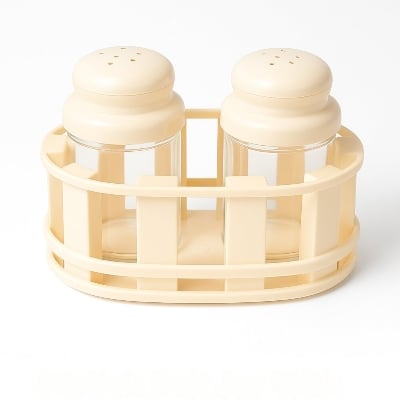 Picture of Stylish Salt Jar With Fence 2Pcs Set (Multicolor) - Multicolor
