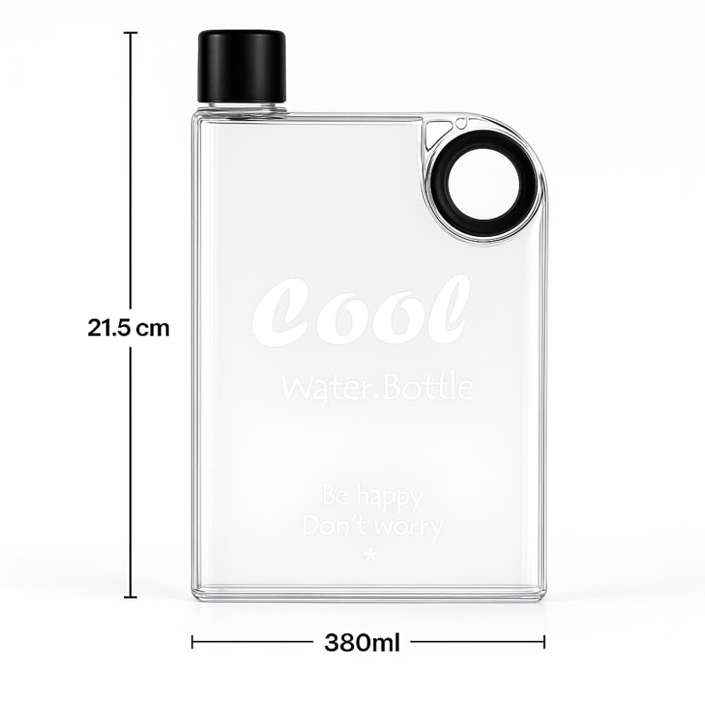 Picture of Flat Ultra Slim Water Bottle 380ml ( multicolor) - Multicolor