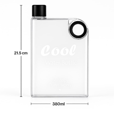 Picture of Flat Ultra Slim Water Bottle 380ml ( multicolor) - Multicolor