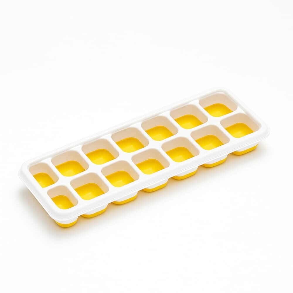 Picture of Ice Silicone Cube Tray Grid 14 – BPA-Free Flexible & Reusable Mold (Multicolor) 1pcs - 1pcs