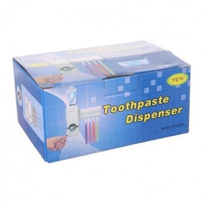 Picture of Automatic Toothpaste Dispenser with Toothbrush Holder - Multicolor