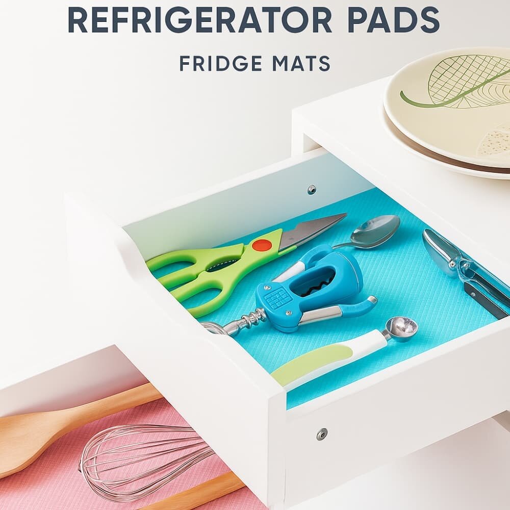 Picture of Refrigerator Pads Fridge Mats 1pcs - Multicolor