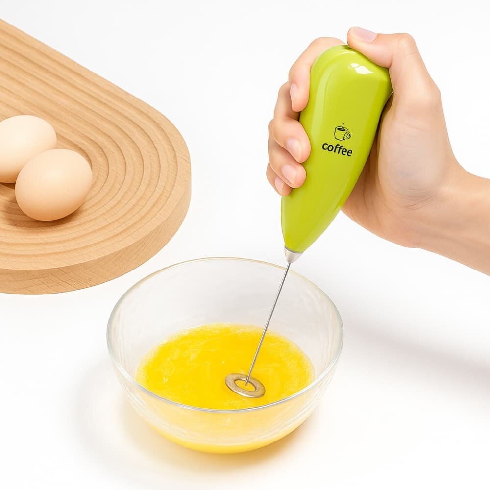 Picture of Premium Hand Mixer Cappuccino & Foamy Coffee Maker – Multi-Color Design - Multicolor