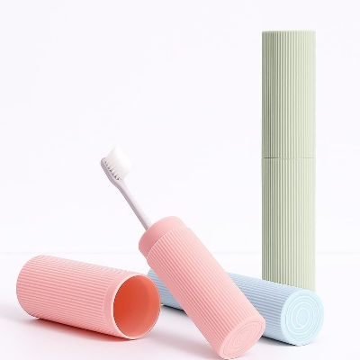 Picture of Portable Toothbrush Holder & Travel Toothpaste Case – Durable Cover for Adults (1pcs) - Multicolor