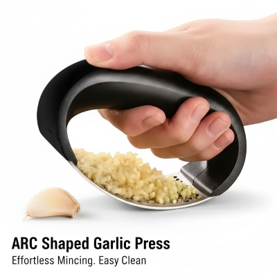 Picture of ARC Shaped Garlic Press - Multicolor