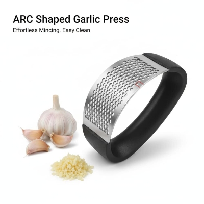 Picture of ARC Shaped Garlic Press - Multicolor