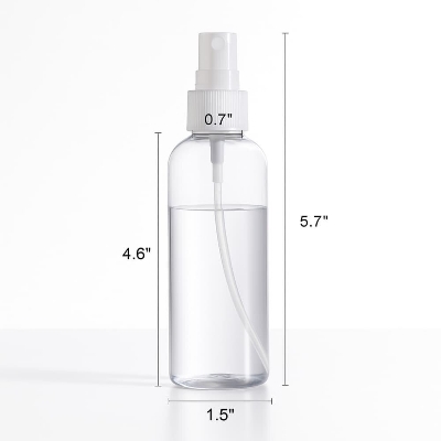 Picture of High-Quality Travel Size Plastic Spray Bottle 100ml - Leak-Resistant, Portable Liquid Container 4pcs 