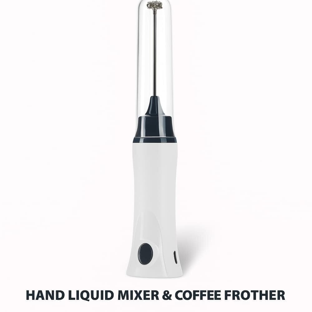 Picture of Hand Liquid Mixer & Coffee Frother – Rechargeable Creamy Foam Maker & Juice Blender - Multicolor