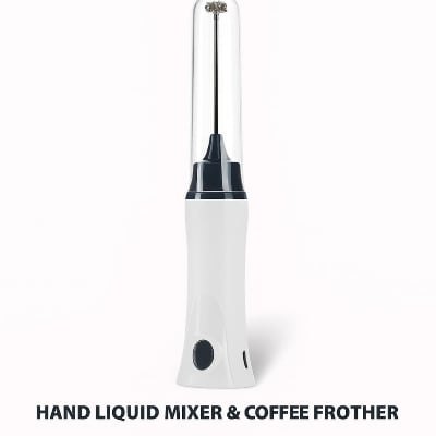 Picture of Hand Liquid Mixer & Coffee Frother – Rechargeable Creamy Foam Maker & Juice Blender - Multicolor