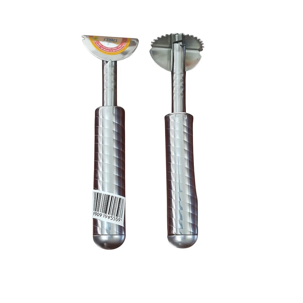 Picture of Stainless Steel Coconut Scraper & Peeler Hand Tool - Multicolor