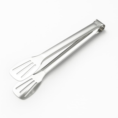 Picture of Stainless Steel Food Serving Tong 24cm – Large Roti Chimta & Turner for Cooking & Serving - Multicolor
