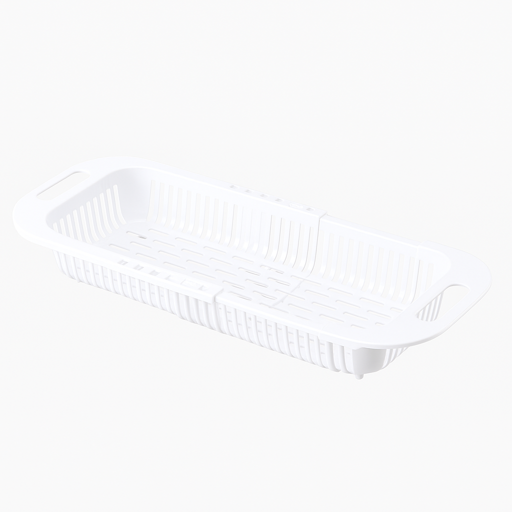 Picture of Foldable Telescopic Sink Drain Basket – Multi-Functional Kitchen Veg & Fruit Washing Rack - Multicolor