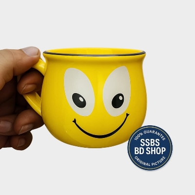 Picture of Emoji Bone China Ceramic Coffee Mug – Fun & Stylish Gift Cup - 1pcs