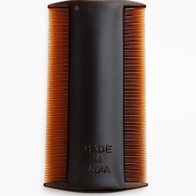 Picture of Indian Dual-Sided Hair Comb – Stylish & Anti-Lice Solution