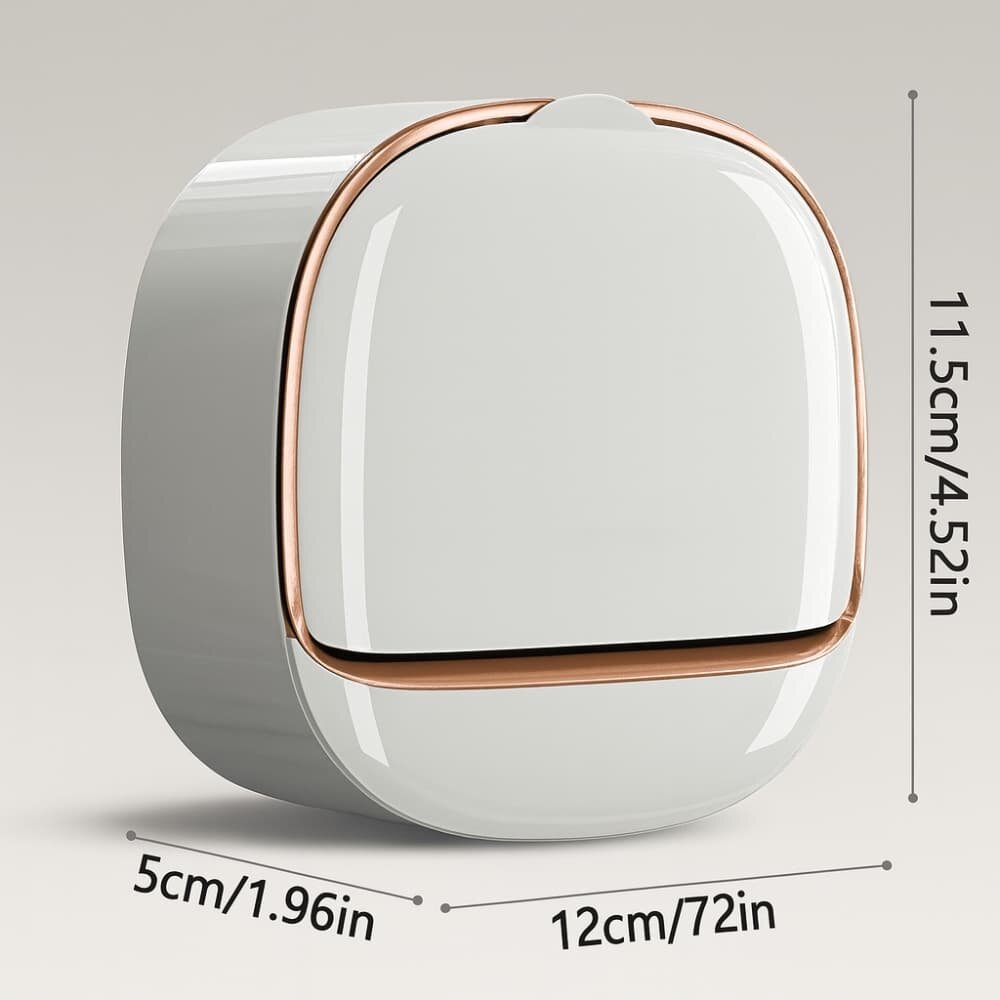 Picture of Wall-Mounted Punch-Free Soap Holder – Flip-Top Drain Soap Box for Bathroom Storage - Multicolor