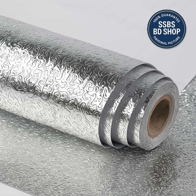 Picture of Heat-Resistant Aluminum Foil Kitchen Sticker – Oil-Proof & Waterproof - (5 Meter)Roll