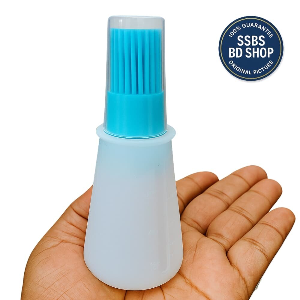 Picture of Silicone Oil Bottle with Brush & Scale – BBQ & Cooking Tool - Multicolor