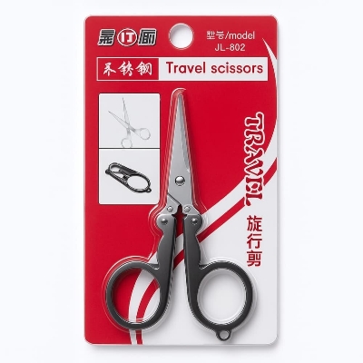 Picture of Portable Stainless Steel Pocket Scissor – Multi-Use Design - Multicolor