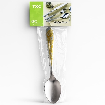 Picture of TXC Stainless Steel Spoon – Gold Design 6pcs 