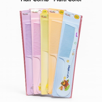 Picture of China Single Plastic Hair Comb – Multi Color - 1pcs