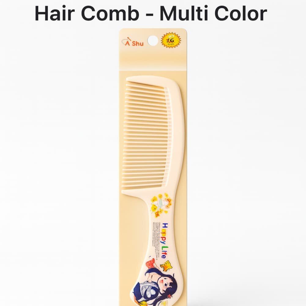 Picture of China Single Plastic Hair Comb – Multi Color - 1pcs