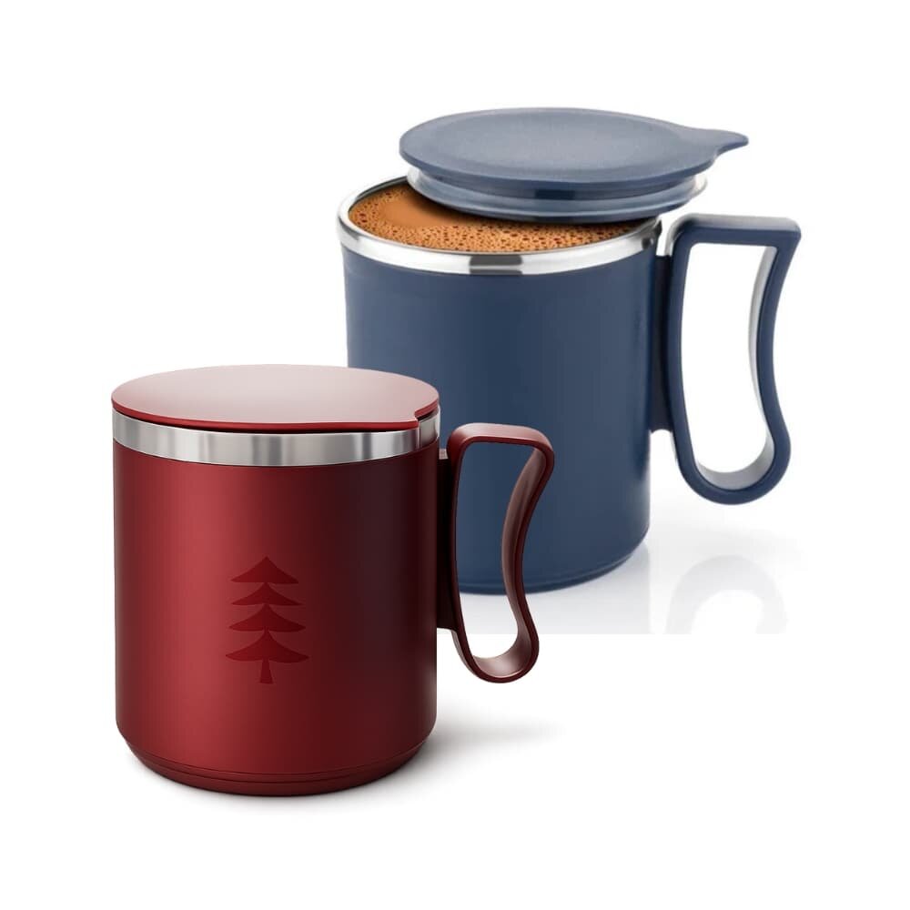 Picture of Insulated Stainless Steel Coffee Mug with Lid – Double Wall - Multicolor