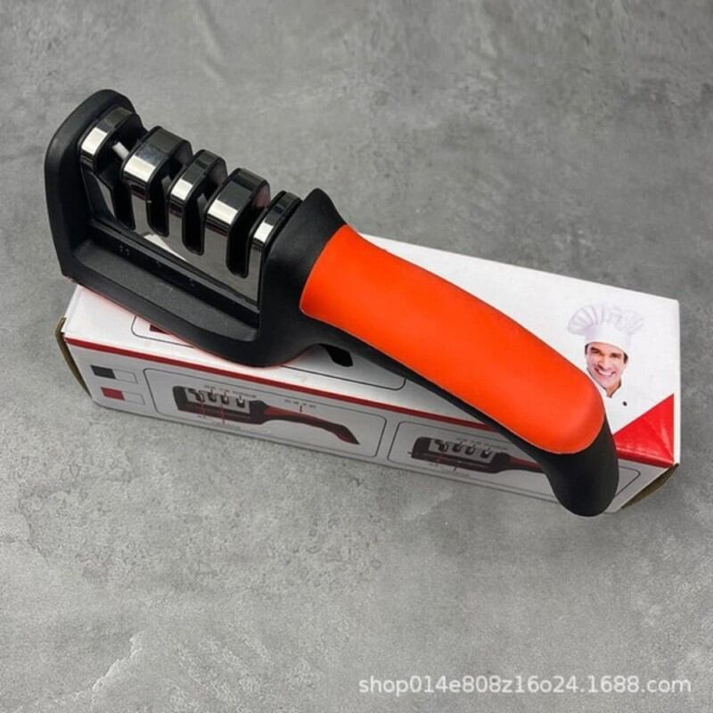 Picture of 4-Stage Manual Knife Sharpener – Professional Precision Sharpening Tool - Multicolor