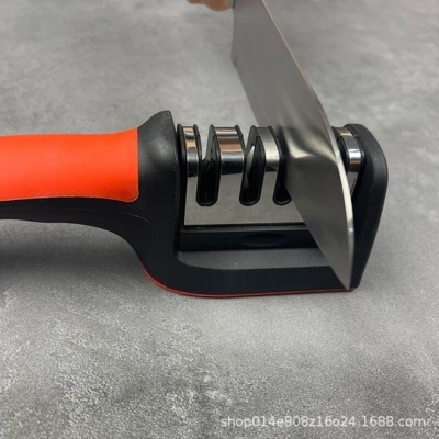Picture of 4-Stage Manual Knife Sharpener – Professional Precision Sharpening Tool - Multicolor