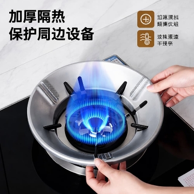 Picture of Energy Saving Windproof Gas Stove Cover – 2 Pcs Set