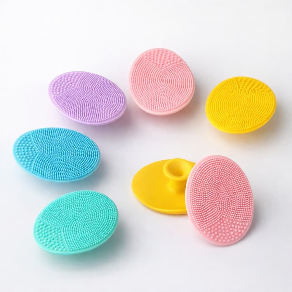 Picture of Apple bear Baby Silicone Finger & Hair Brush Set – BPA Free - Multicolor