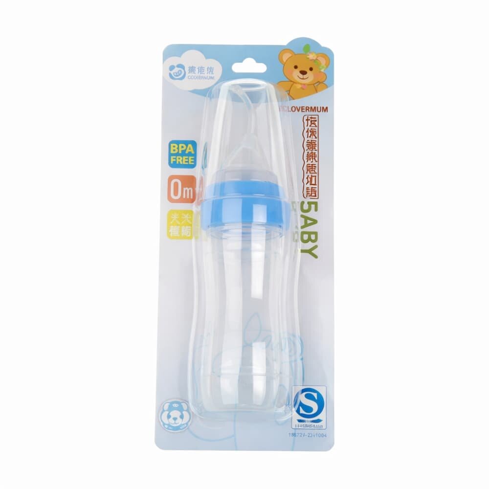 Picture of Food‑Grade Silicone Baby Squeeze Feeder Bottle – Soft Spoon - Multicolor