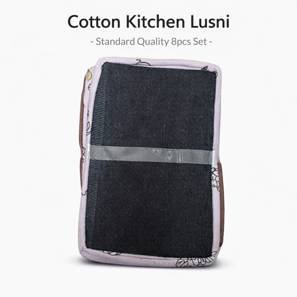 Picture of 8 Pcs Cotton Kitchen Lusni – Standard Quality Set 