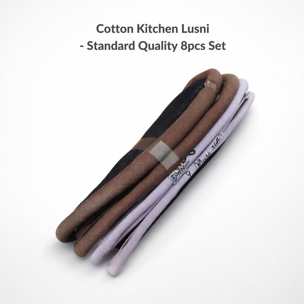 Picture of 8 Pcs Cotton Kitchen Lusni – Standard Quality Set 