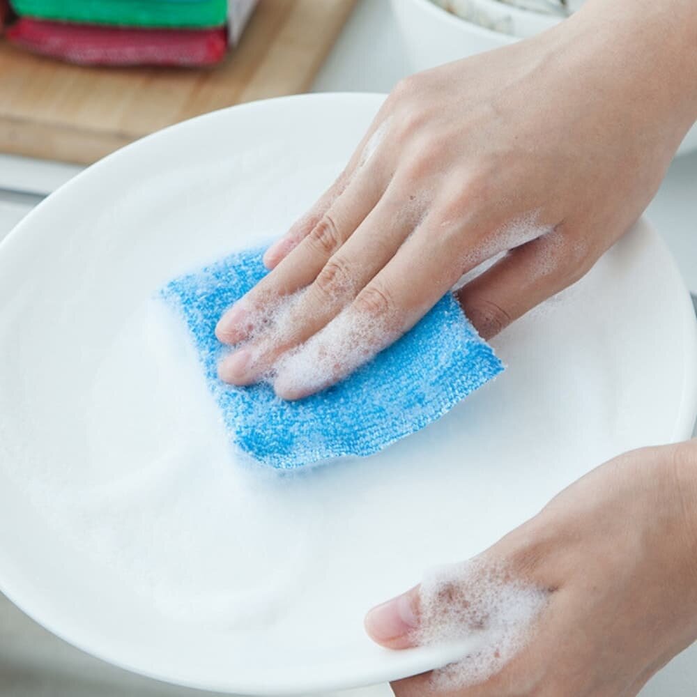 Picture of Non-Scratch Dish Wash Foam Scrubber Pad – 8pcs Combo 